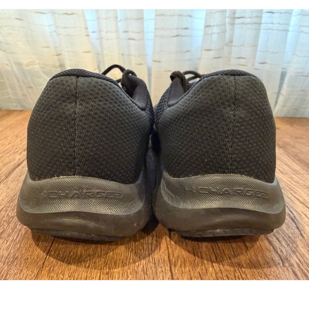 Under Armour Charged Pursuit 3 Black Running Shoes Men's Size‎ 10 - Picture 4 of 7